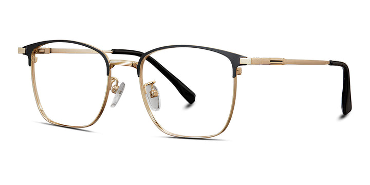 apexa-onyx golden-square-eyeglasses-1