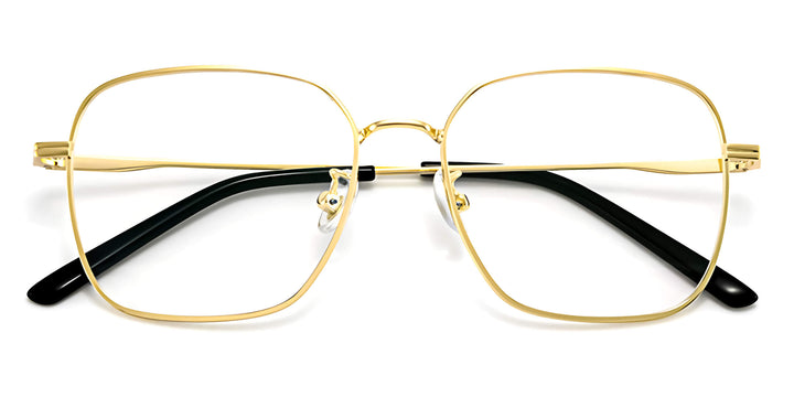 Metalix-gold-square-eyeglasses-1