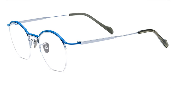 Exellia-silver-blue-round-eyeglasses-2