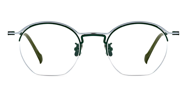 Exellia-silver-green-round-eyeglasses-1