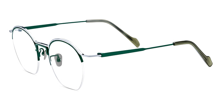 Exellia-silver-green-round-eyeglasses-2