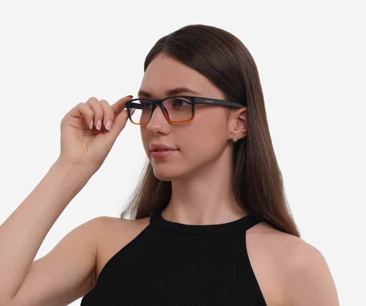 aurora-matte-gradient-orange-rectangle-eyeglasses-female-1