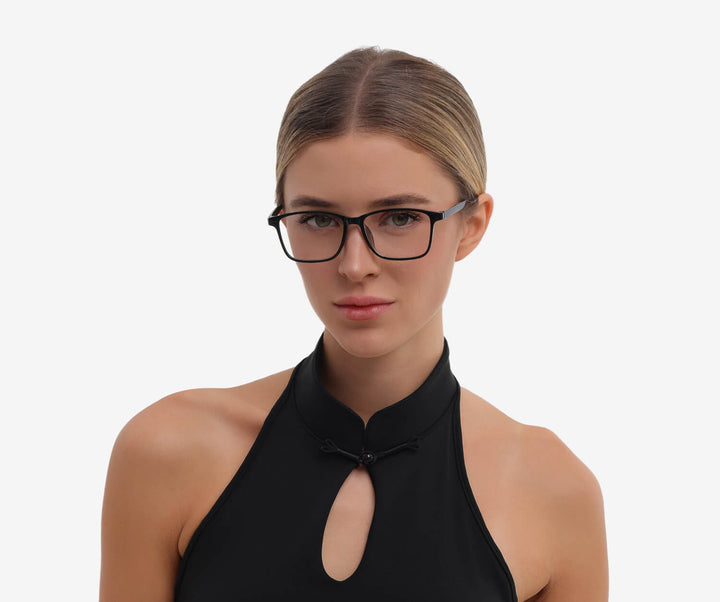 elite-shiny black-rectangle-eyeglasses-female-2