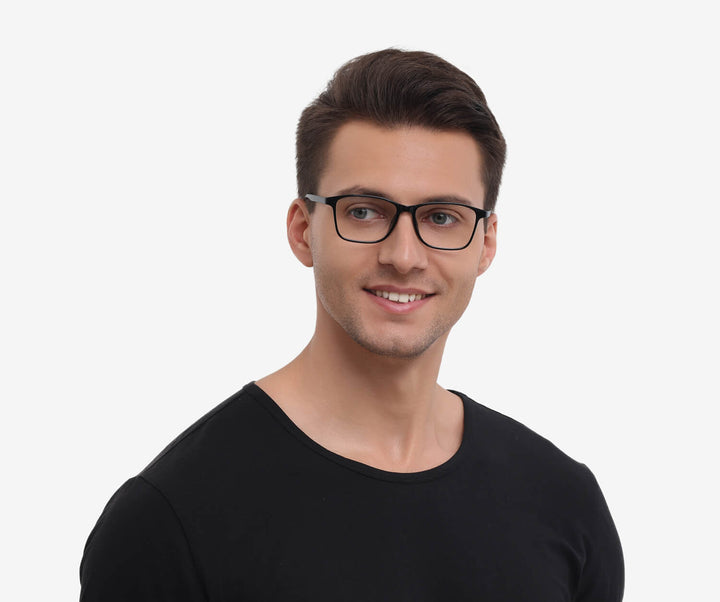 elite-translucent black-rectangle-eyeglasses-male-2