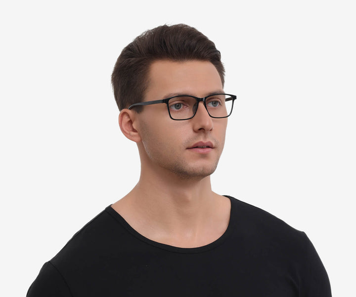 elite-translucent black-rectangle-eyeglasses-male-1