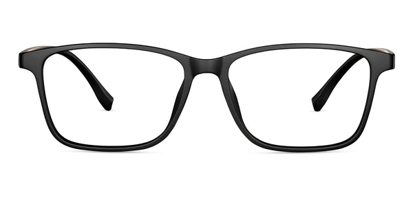 elite-matte black-rectangle-eyeglases-1