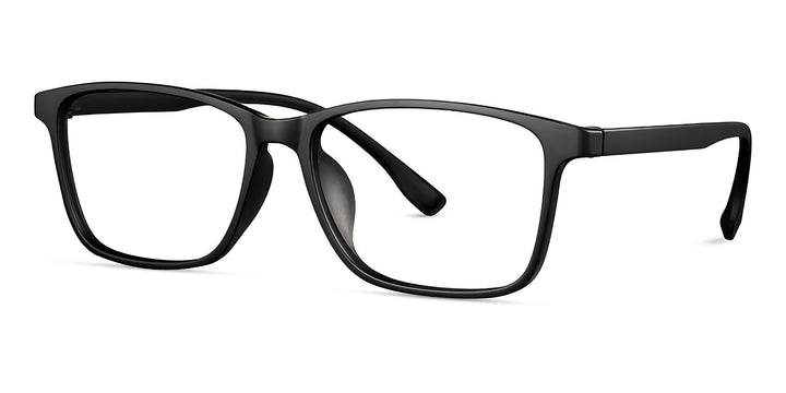 elite-matte black-rectangle-eyeglases-2