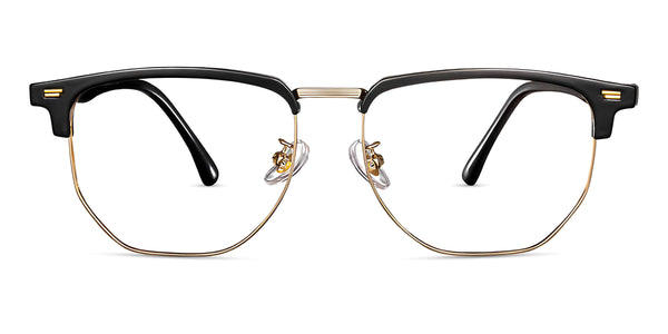 angular-onyx golden-browline-eyeglasses-1