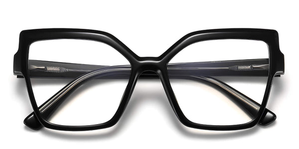 vivid-shiny black-geometric-eyeglasses-1