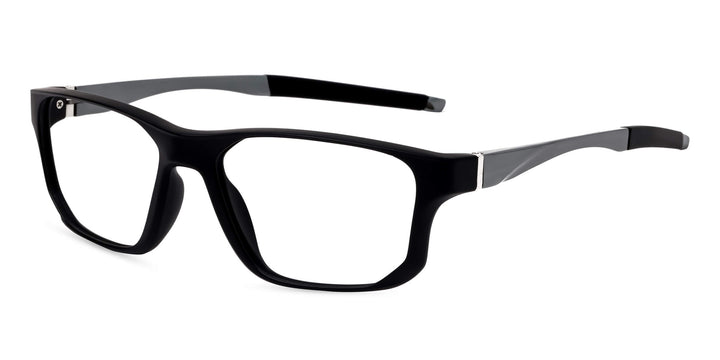 Recon-black-Gray-rectangel-eyeglasses-1