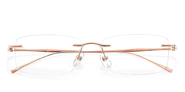 Titanova-rose-gold-rectangle-eyeglasses-1