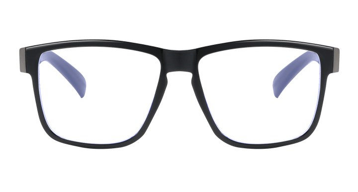 bolt-matte black-square-eyeglasses-1