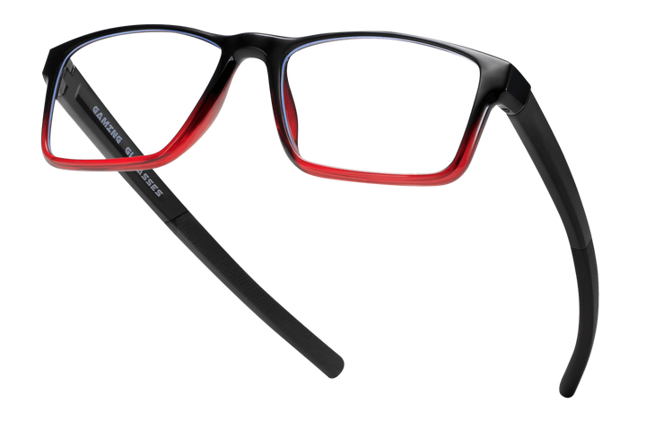 aurora-shiny gradient red-rectangle-eyeglasses-3