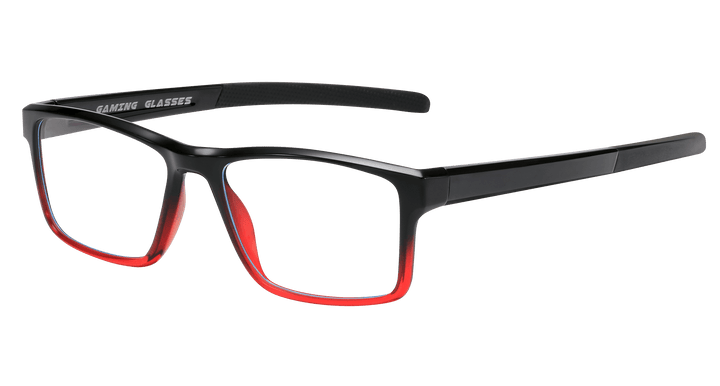 aurora-shiny gradient red-rectangle-eyeglasses-2