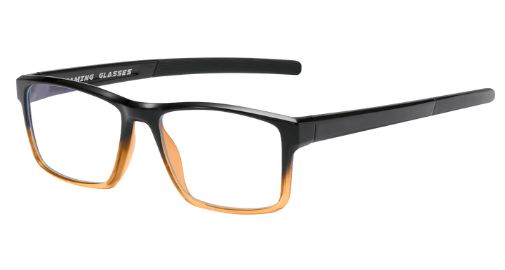 aurora-shiny gradient orange-rectangle-eyeglasses-2