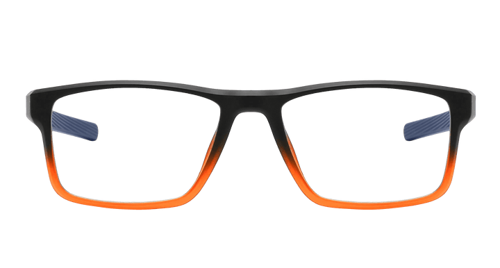 aurora-matte gradient orange-rectangle-eyeglasses-1