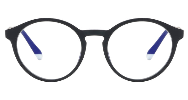 aura-matte black-oval-eyeglasses-1