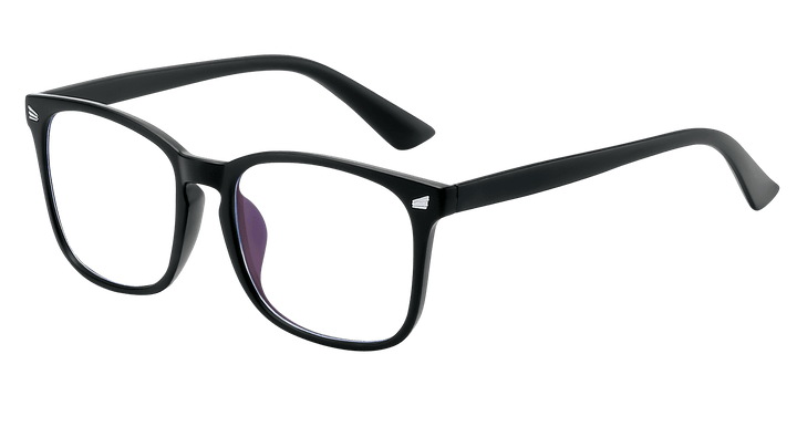 edgeworth-matte black-rectangle-eyeglasses-2